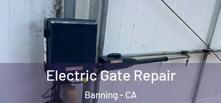 Electric Gate Repair Banning - CA