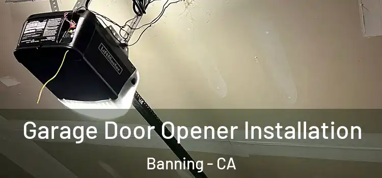  Garage Door Opener Installation Banning - CA