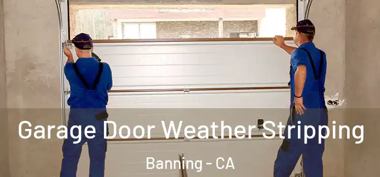  Garage Door Weather Stripping Banning - CA