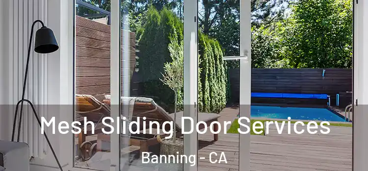 Mesh Sliding Door Services Banning - CA