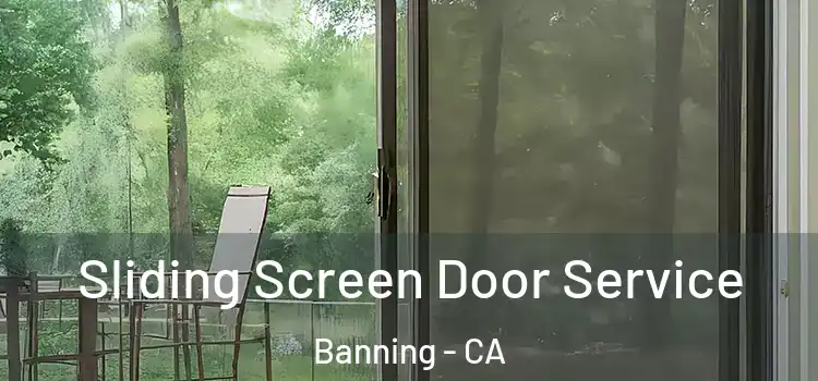 Sliding Screen Door Service Banning - CA